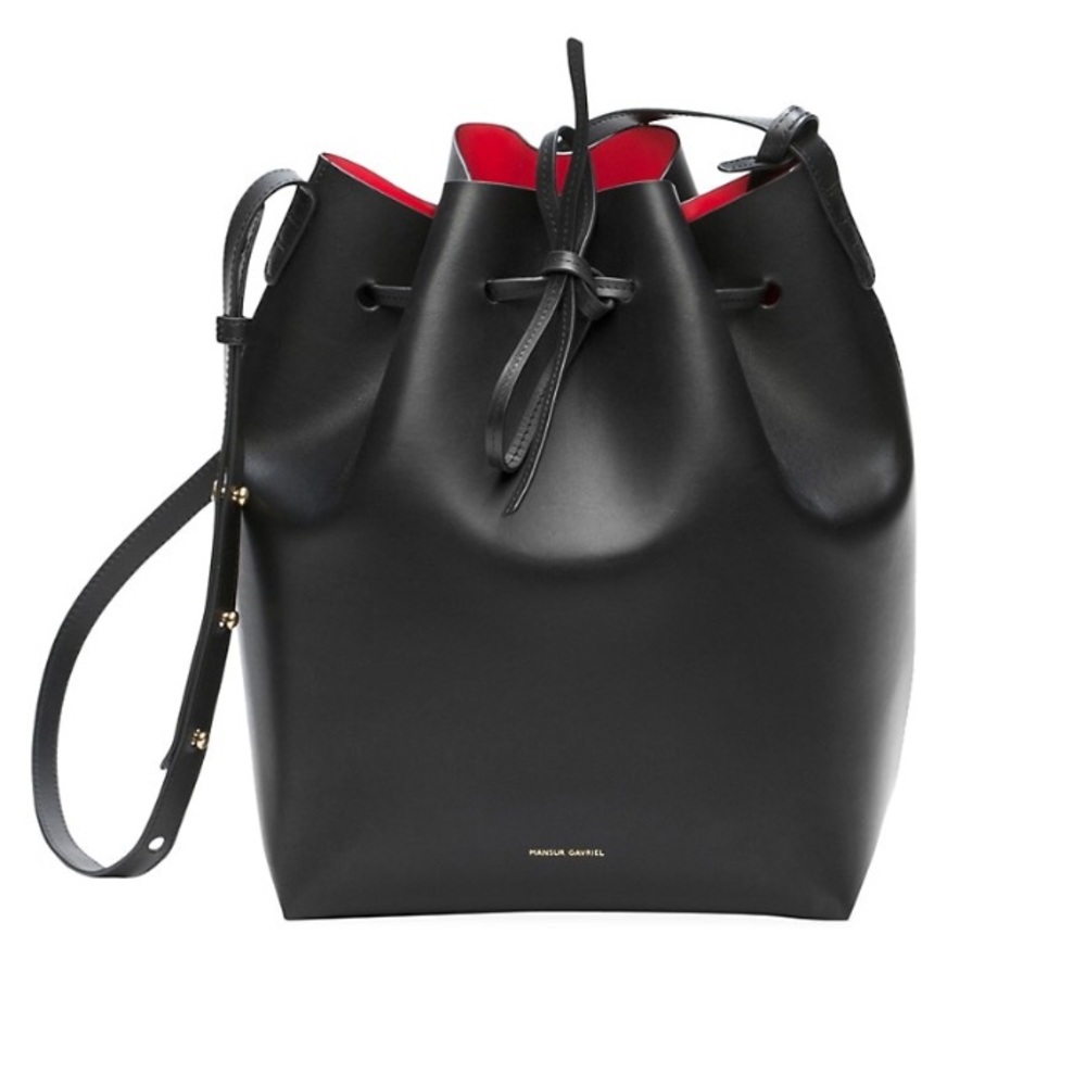 60% off Mansur Gavriel Leather Bucket Bag